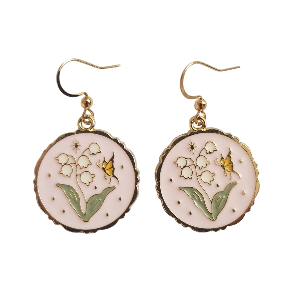 Handcrafted Flower Earrings